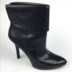 Ralph Lauren “leola” black leather boots.